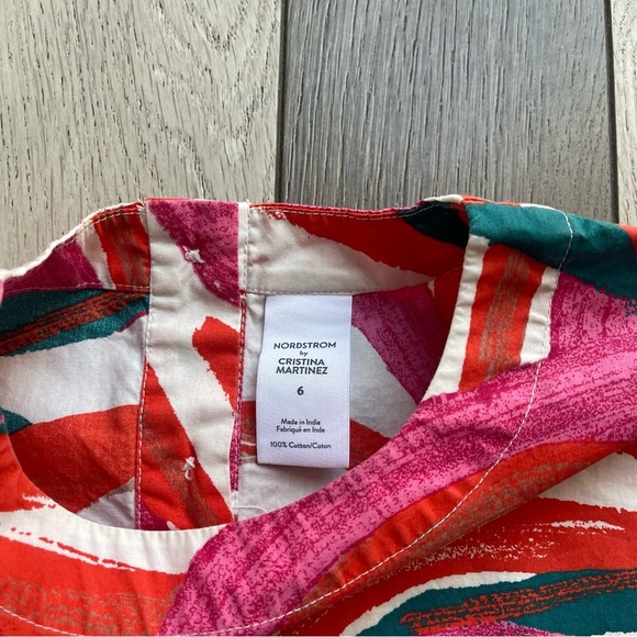 Nordstrom by Cristina Martinez Colorful Kids Dress - Picture 2 of 7